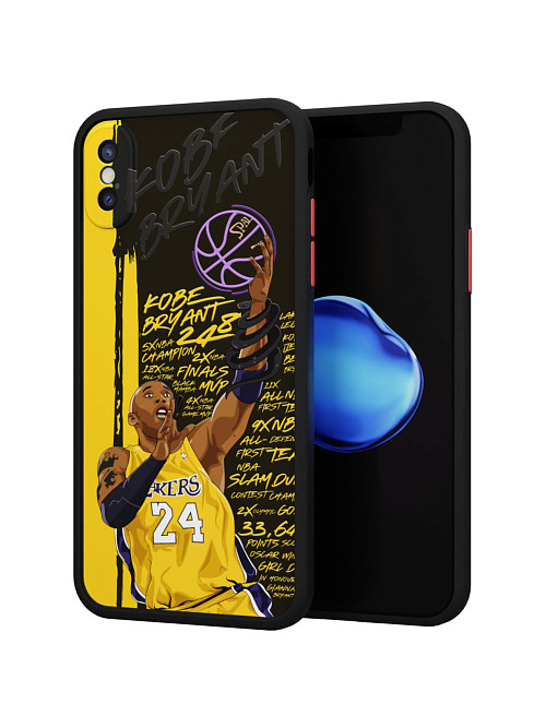 Противоударный чехол для Apple iPhone Xs "NOVEL: Kobe Bryant"