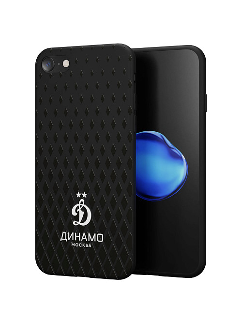 Силиконовый чехол для Apple iPhone 8 "Динамо: Символика клуба"