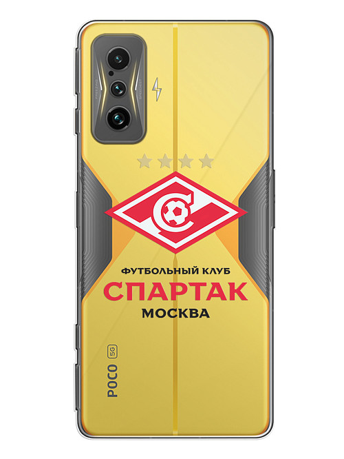 Силиконовый чехол для Xiaomi Redmi K50 Gaming Edition "Российский футбольный клуб Спартак"