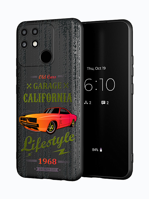 Силиконовый чехол для Realme Narzo 50A Musclecar California