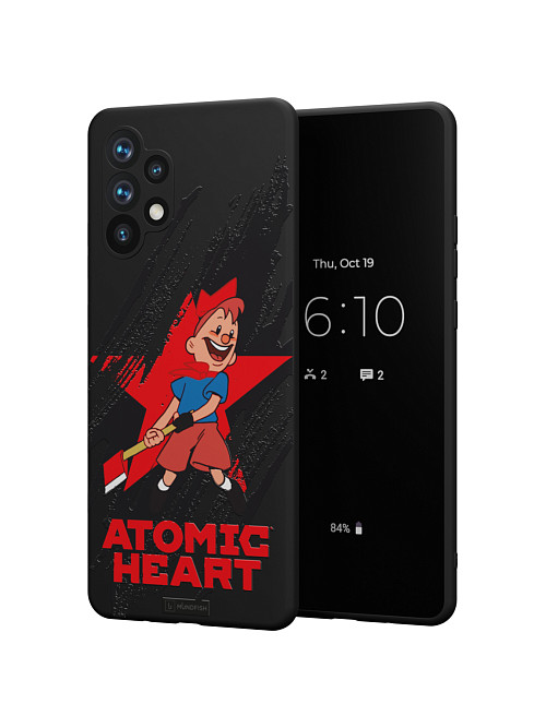 Силиконовый чехол для Samsung Galaxy A32 (4G) "Atomic Heart: Пионер"