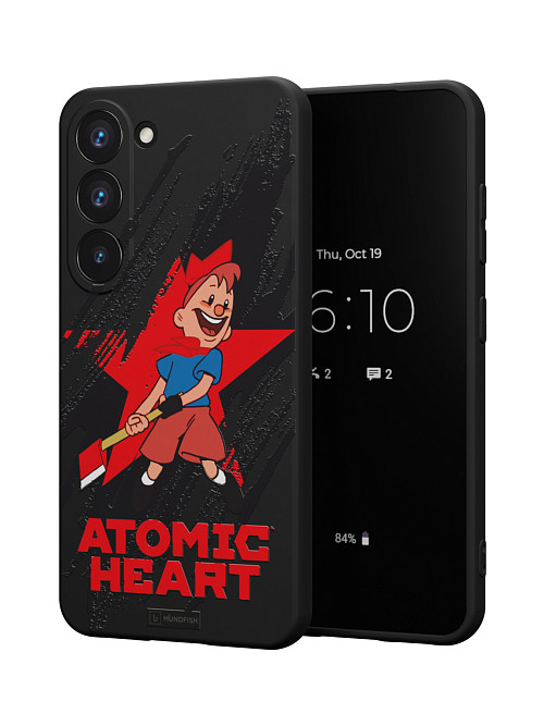 Силиконовый чехол для Samsung Galaxy S23 "Atomic Heart: Пионер"