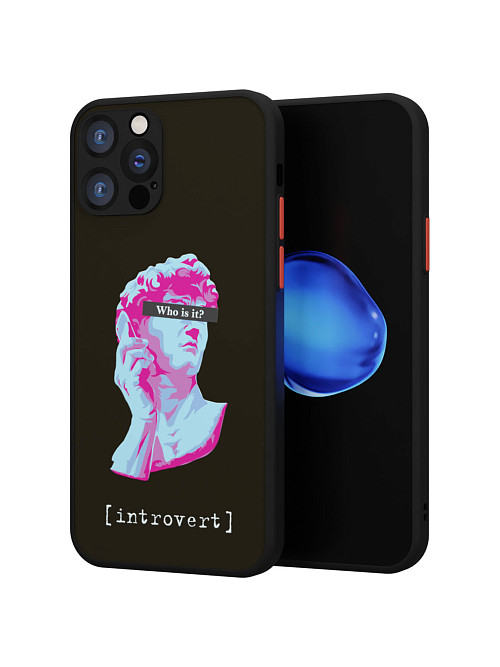 Противоударный чехол для Apple iPhone 12 Pro Max "NOVEL: Интроверт"