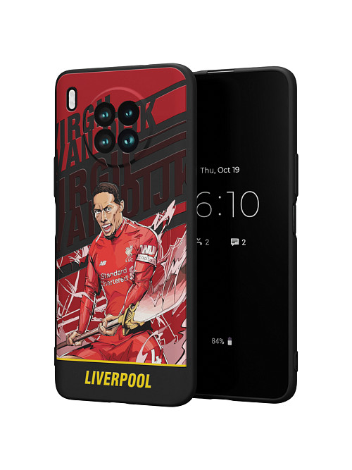 Силиконовый чехол для Honor 50 Lite "NOVEL: Liverpool"