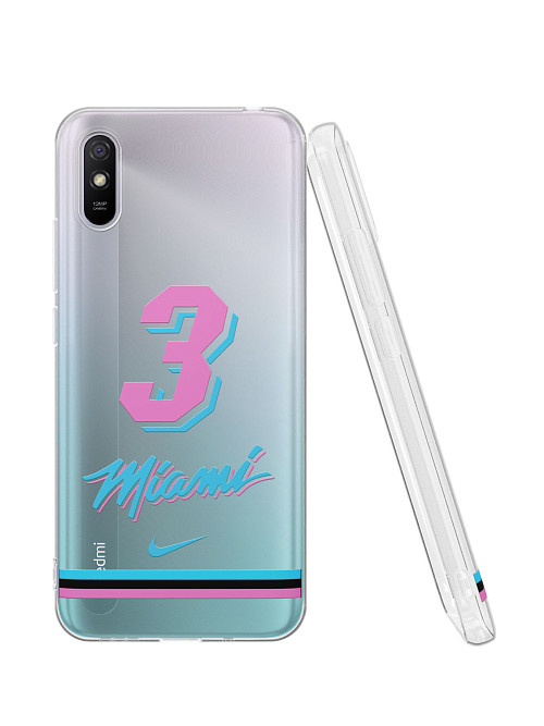 Силиконовый чехол для Xiaomi Redmi 9A "NOVEL: Майами Хит"