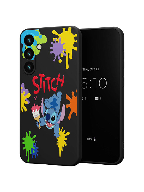 Силиконовый чехол для Samsung Galaxy S23 FE "NOVEL: Stitch paints"