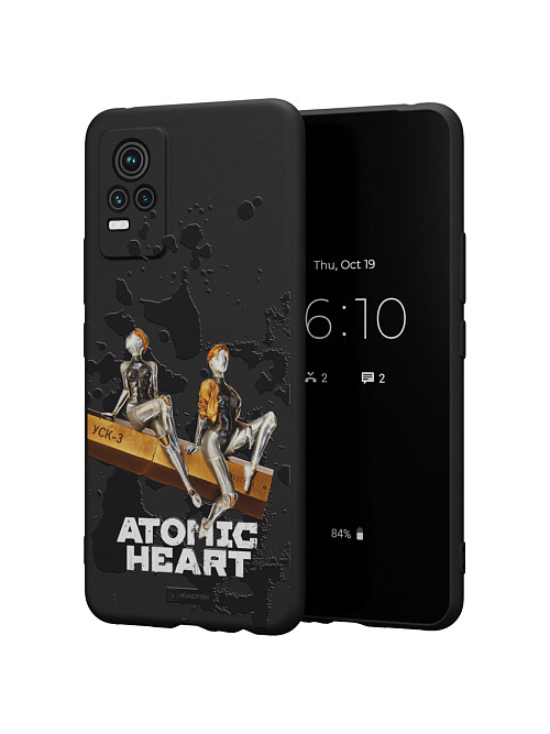 Силиконовый чехол для Vivo V21E (4G) "Atomic Heart: Боевые близняшки"