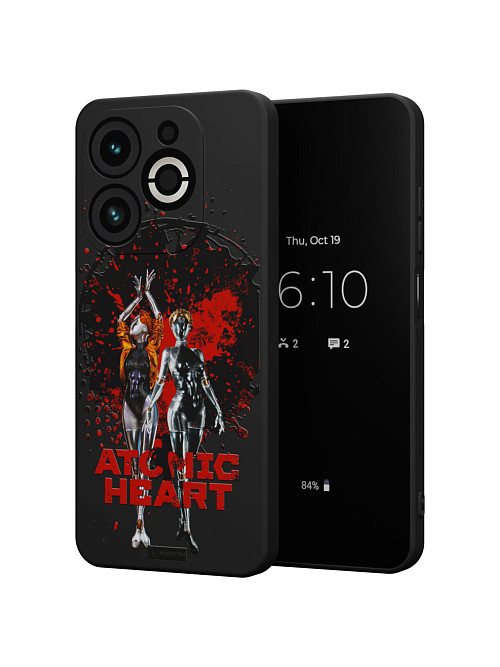 Силиконовый чехол для Infinix SMART 8 PLUS "Atomic Heart: Близняшки"