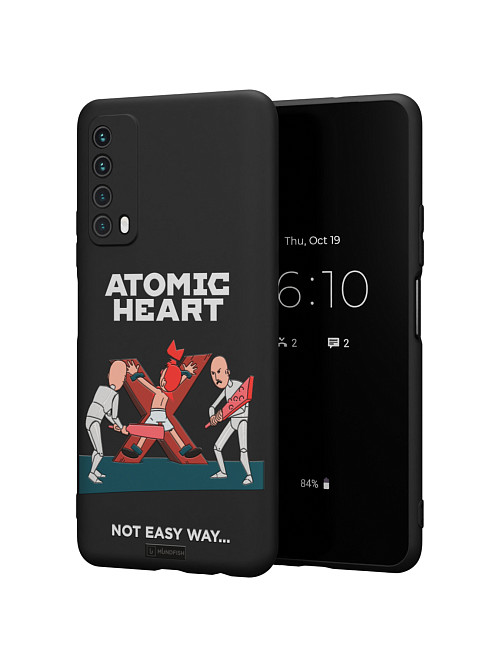 Силиконовый чехол для Huawei P Smart (2021) "Atomic Heart: Not Easy Way"