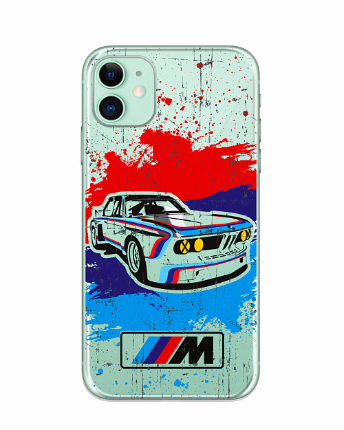 Силиконовый чехол для Apple iPhone 11 "BMW"