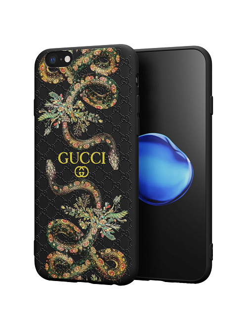 Силиконовый чехол для Apple iPhone 6 "NOVEL: Gucci"