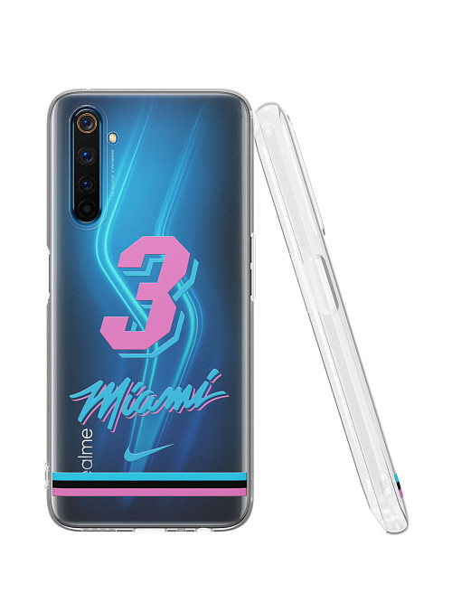 Силиконовый чехол для realme 6 Pro "NOVEL: Майами Хит"