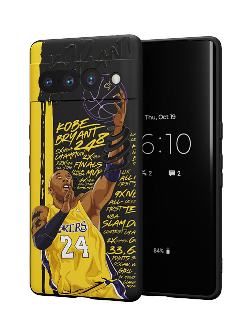 Силиконовый чехол для Google Pixel 7 Pro "NOVEL: Kobe Bryant"