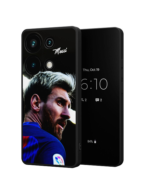Силиконовый чехол для Xiaomi Redmi Note 13 Pro (4G) "Lionel Messi"