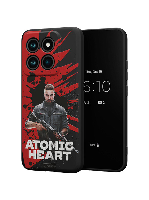 Силиконовый чехол для Xiaomi 14 Pro "Atomic Heart: Майор Нечаев"