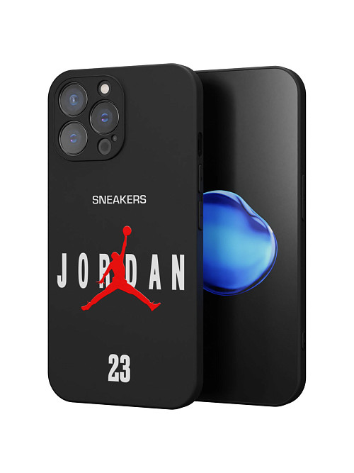 Силиконовый чехол для Apple iPhone 14 Pro Max "NOVEL: Джордан 23"