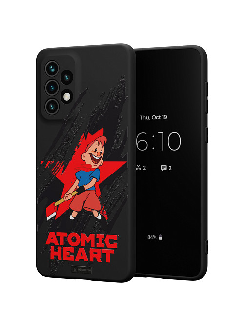 Силиконовый чехол для Samsung Galaxy A33 (5G) "Atomic Heart: Пионер"