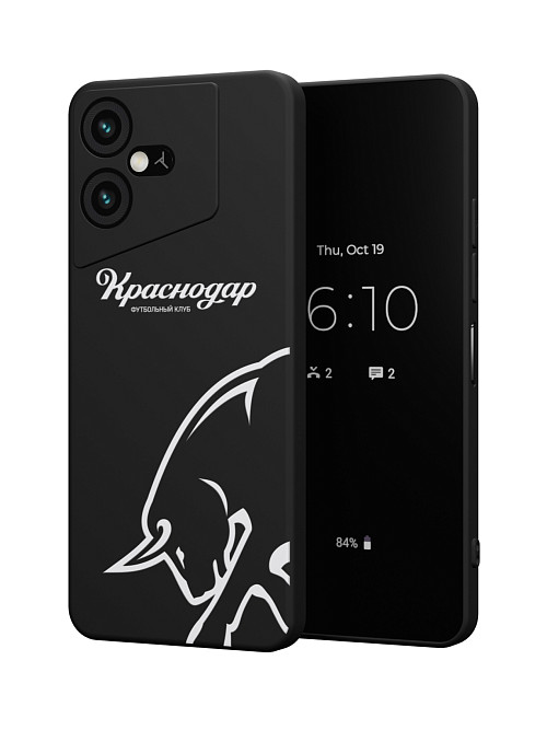 Силиконовый чехол для Tecno Pova Neo 3 "Краснодар: Бык"