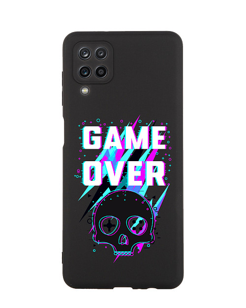 Силиконовый чехол для Samsung Galaxy A12 (4G) "Game over"