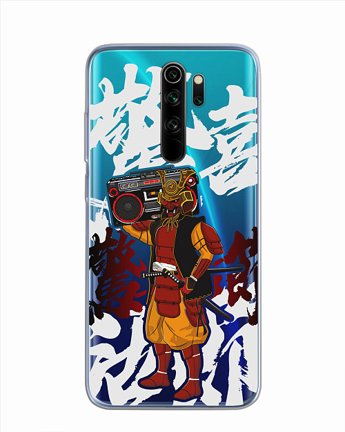 Силиконовый чехол для Xiaomi Redmi Note 8 Pro "Hip-hop Samurai"