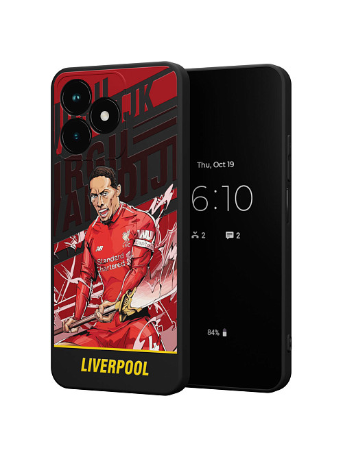 Силиконовый чехол для realme C51 "NOVEL: Liverpool"