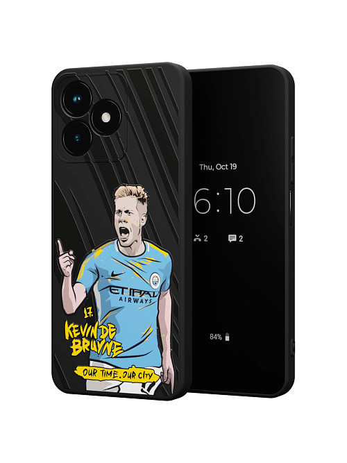 Силиконовый чехол для realme C51 "NOVEL: Kevin de Bruyne"