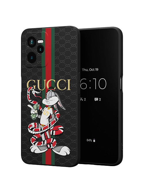 Силиконовый чехол для Realme C35 "NOVEL: Багз Банни Gucci"