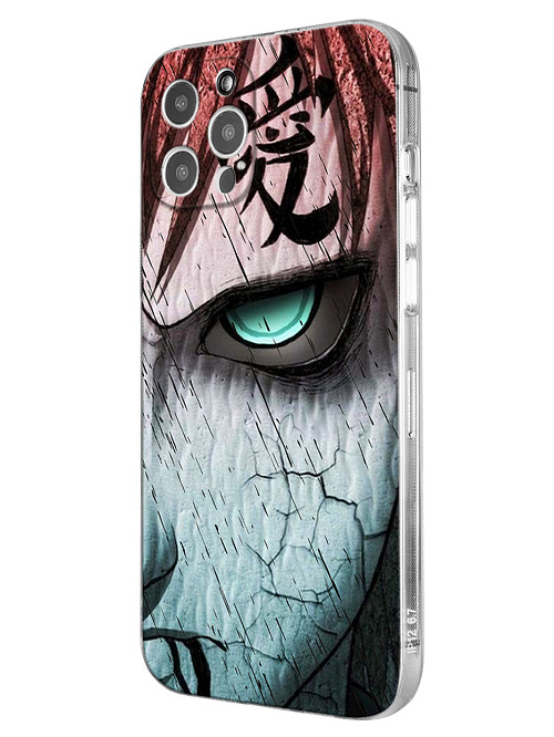 Силиконовый чехол для Apple iPhone 12 Pro Max Naruto Shippuden - Gaara grimm face