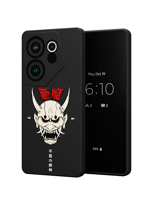 Силиконовый чехол для Tecno Camon 20 premier "Demon"