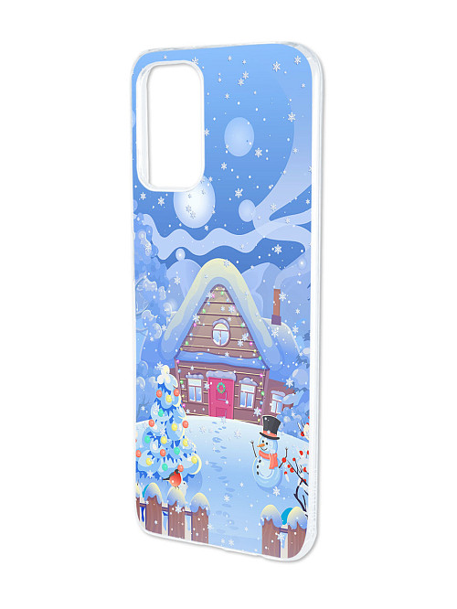 Силиконовый чехол для Xiaomi Redmi Note 10 "Снежный дом"