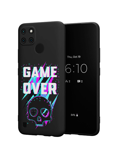 Силиконовый чехол для realme C25Y "Game over"