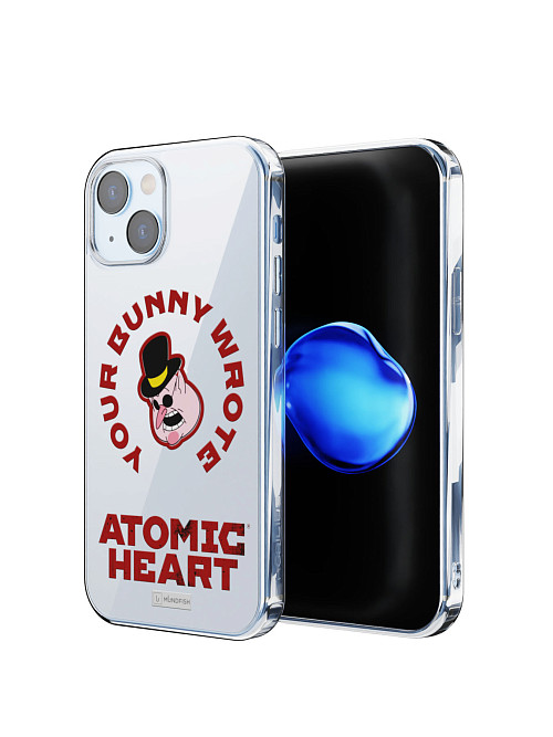 Противоударный чехол для Apple iPhone 15 "Atomic Heart: Капиталист"