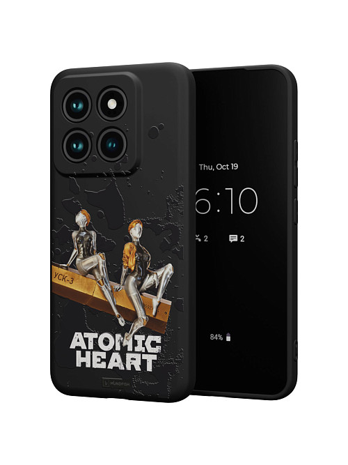 Силиконовый чехол для Xiaomi 14 Pro "Atomic Heart: Боевые близняшки"