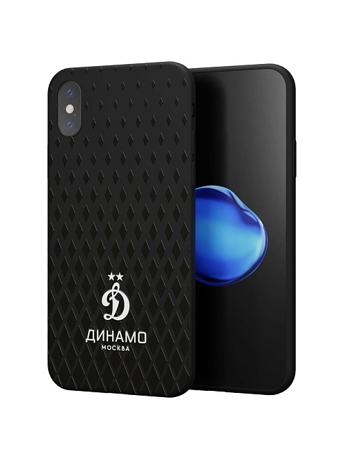 Силиконовый чехол для Apple iPhone X "Динамо: Символика клуба"