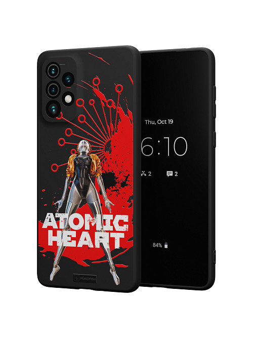 Силиконовый чехол для Samsung Galaxy A73 (5G) "Atomic Heart: Правая близняшка"