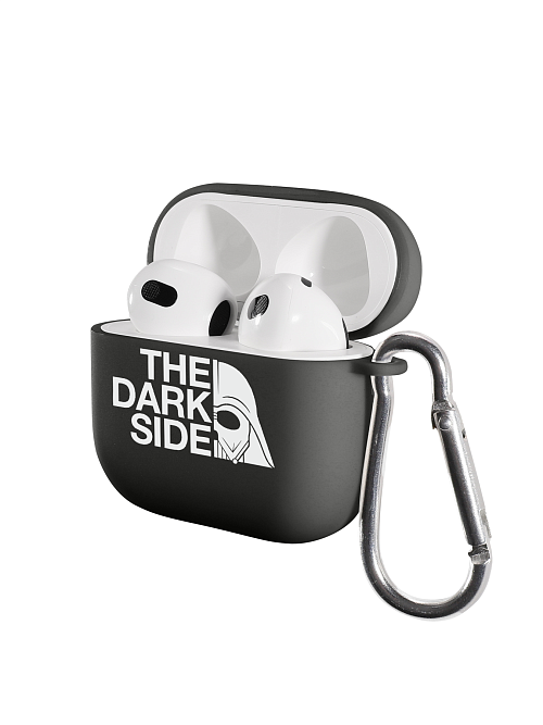 Силиконовый чехол для наушников матовый на AirPods 3 "NOVEL: The Dark Side"