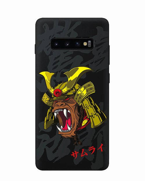 Силиконовый чехол для Samsung Galaxy S10 Samurai Kong