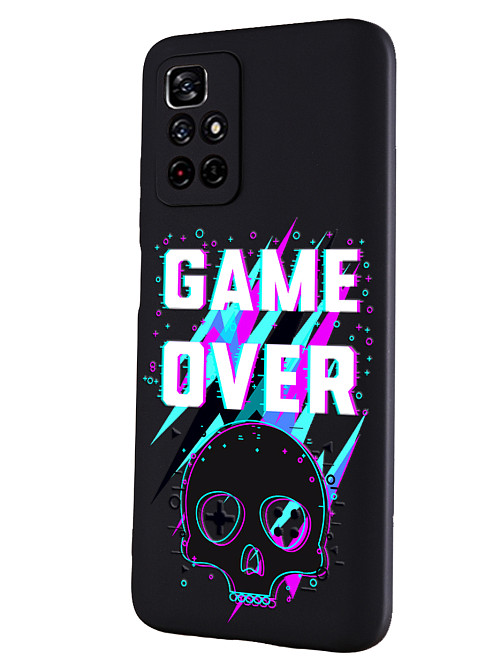 Силиконовый чехол для Poco M4 Pro (5G) Game over