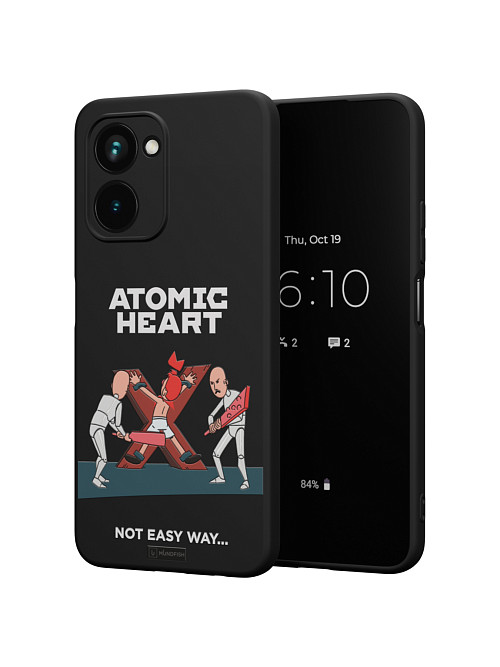 Силиконовый чехол для realme C33 "Atomic Heart: Not Easy Way"