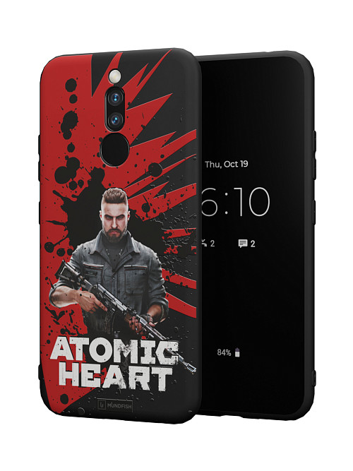 Силиконовый чехол для Xiaomi Redmi 8 "Atomic Heart: Майор Нечаев"