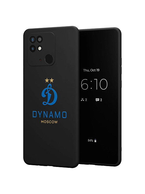 Силиконовый чехол для Xiaomi Redmi 10C "Динамо: Dynamo Moscow"