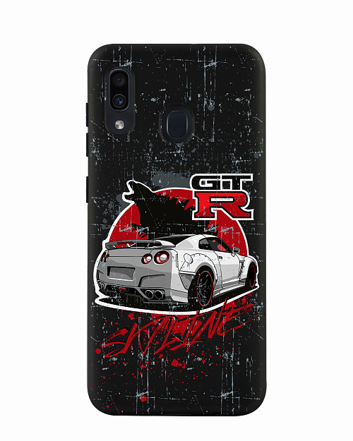 Силиконовый чехол для Samsung Galaxy A20 Nissan SKYLINE GTR