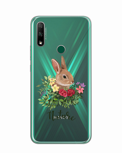 Силиконовый чехол для Huawei Y9 Prime (2019) "Кролик"