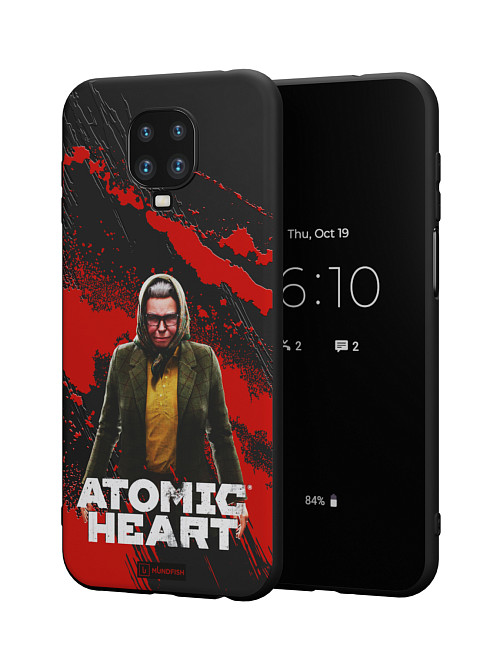 Силиконовый чехол для Xiaomi Redmi Note 9S "Atomic Heart: Баба Зина"