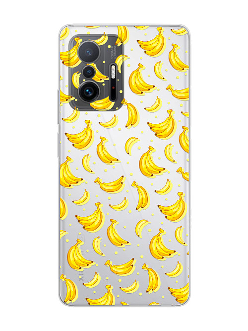 Силиконовый чехол для Xiaomi 11T Бананы