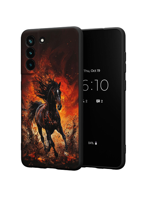 Силиконовый чехол для Samsung Galaxy S21 FE "Лошадь"