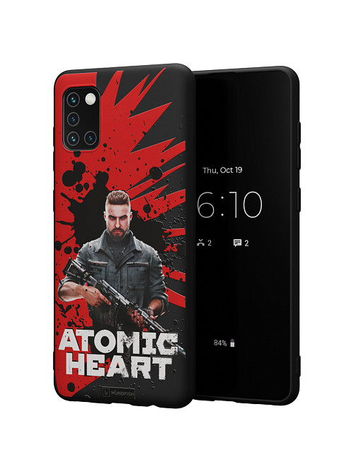 Силиконовый чехол для Samsung Galaxy A31 "Atomic Heart: Майор Нечаев"