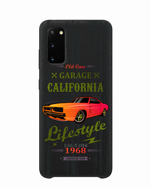 Силиконовый чехол для Samsung Galaxy S20 Musclecar California