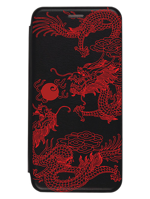 Чехол книжка для Samsung A53 "Китайский дракон"