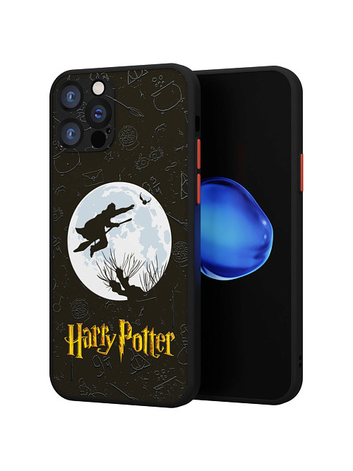 Противоударный чехол для Apple iPhone 12 Pro Max "NOVEL: Гарри Поттер. На фоне Луны"